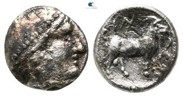 Thrace. Ainos circa 435-405 BC. Diobol AR