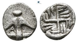 Thrace. Apollonia Pontica 475-325 BC. Hemiobol AR