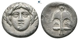 Thrace. Apollonia Pontica 400-350 BC. Diobol AR