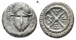 Thrace. Mesembria 480-424 BC. Diobol AR
