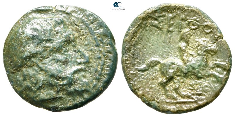 Kings of Thrace. Seuthes III 323-316 BC. 
Bronze Æ

20mm., 3,51g.



near...