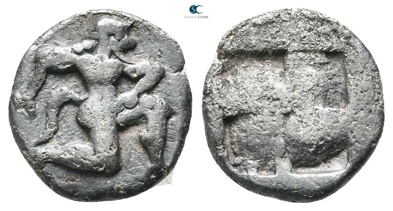 Islands off Thrace. Thasos 500-480 BC. 
Obol AR

11mm., 0,98g.



very fi...