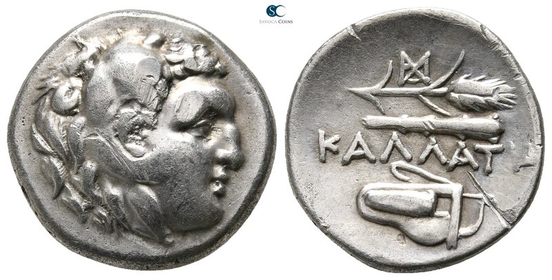 Moesia. Kallatis 300-100 BC. 
Drachm AR

18mm., 4,54g.



very fine