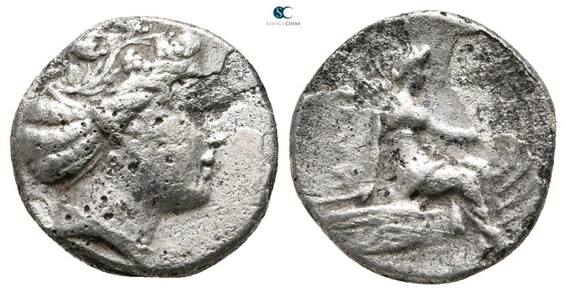 Euboea. Histiaia circa 196-146 BC. 
Tetrobol AR

13mm., 2,19g.



nearly ...