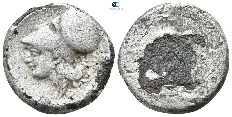 Corinthia. Corinth 375-300 BC. 
Foureé Stater AE

21mm., 8,01g.



nearly...