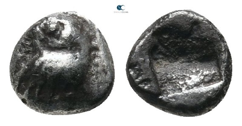 Asia Minor. Uncertain mint 500 BC. 
Hemiobol AR

5mm., 0,27g.



very fin...