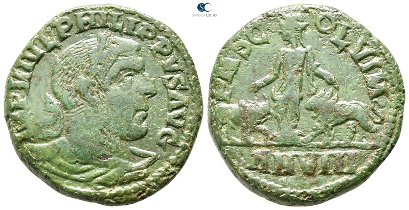 Moesia Superior. Viminacium. Philip I Arab AD 244-249. 
Bronze Æ

28mm., 17,8...