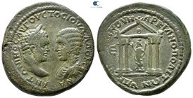 Moesia Inferior. Marcianopolis. Caracalla and Julia Domna AD 198-217. Pentassarion Æ
