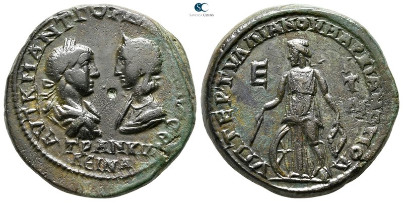 Moesia Inferior. Marcianopolis. Gordian III, with Tranquillina AD 238-244. 
Bro...