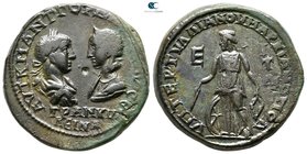 Moesia Inferior. Marcianopolis. Gordian III, with Tranquillina AD 238-244. Bronze Æ