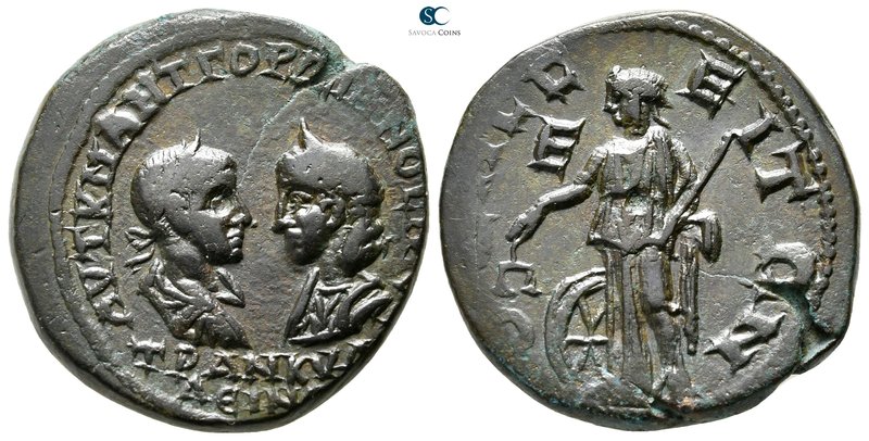 Moesia Inferior. Odessos. Gordian and Tranquillina AD 238-244. 
Bronze Æ

27m...