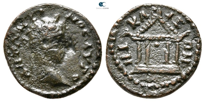 Bithynia. Nikaia . Caracalla AD 198-217. 
Bronze Æ

15mm., 1,71g.



near...