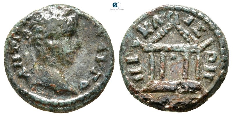 Bithynia. Nikaia . Caracalla AD 198-217. 
Bronze Æ

15mm., 1,95g.



near...