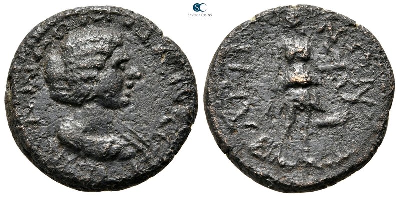 Pisidia. Baris . Julia Domna, wife of Septimius Severus AD 193-217. 
Bronze Æ
...