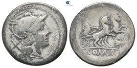Anonymous 179-170 BC. Rome. Denarius AR