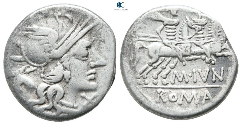 M. Junius Silanus. 145 BC. Rome
Denar AR

18mm., 3,72g.



very fine