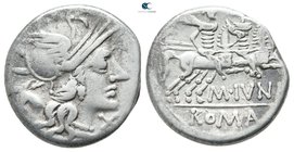 M. Junius Silanus. 145 BC. Rome. Denar AR