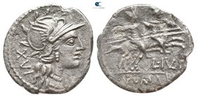 L. Iulius 141 BC. Rome. Denarius AR