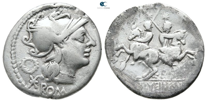 C. Servilius M.f. 136 BC. Rome
Denarius AR

20mm., 3,63g.



very fine