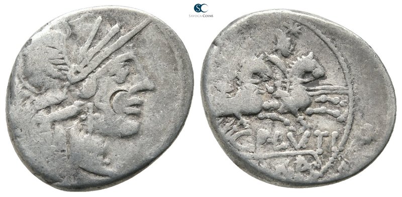 C. Plutius 121 BC. Rome
Denarius AR

20mm., 3,81g.



good fine