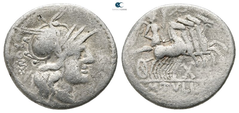 M. Tullius 119 BC. Rome
Denarius AR

20mm., 3,70g.



very fine
