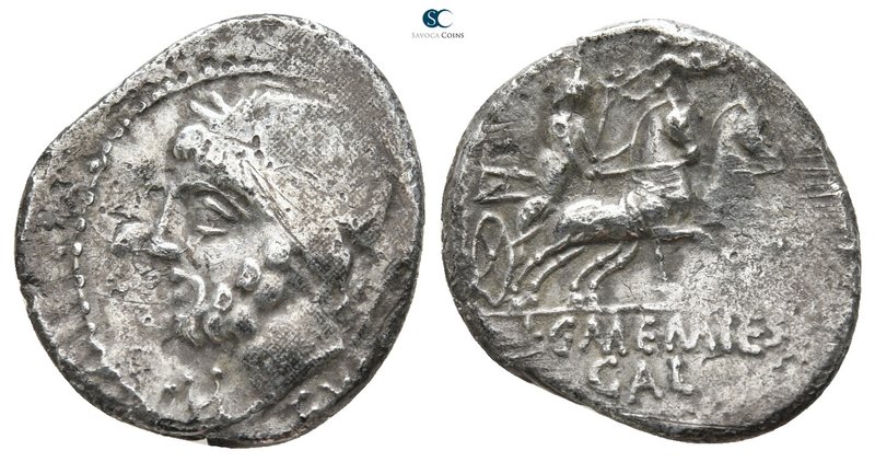 L. Memmius Galeria 106 BC. Rome
Denarius AR

20mm., 3,39g.



nearly very...