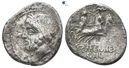 L. Memmius Galeria 106 BC. Rome. Denarius AR