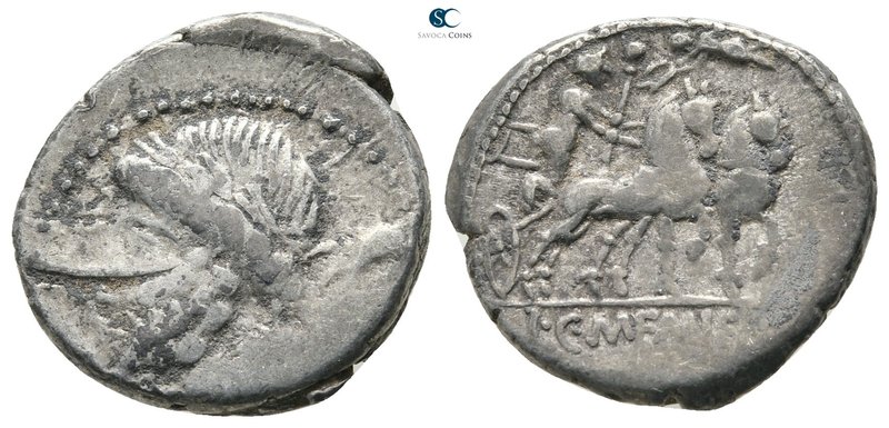 L. Memmius Galeria 106 BC. Rome
Denarius AR

18mm., 3,79g.



nearly very...