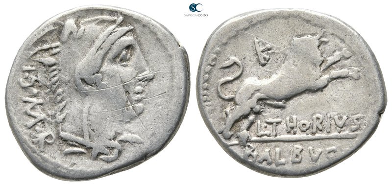 L. Thorius Balbus 105 BC. Rome
Denarius AR

21mm., 3,85g.



nearly very ...