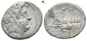 L. Rubrius Dossenus 87 BC. Rome. Denarius AR