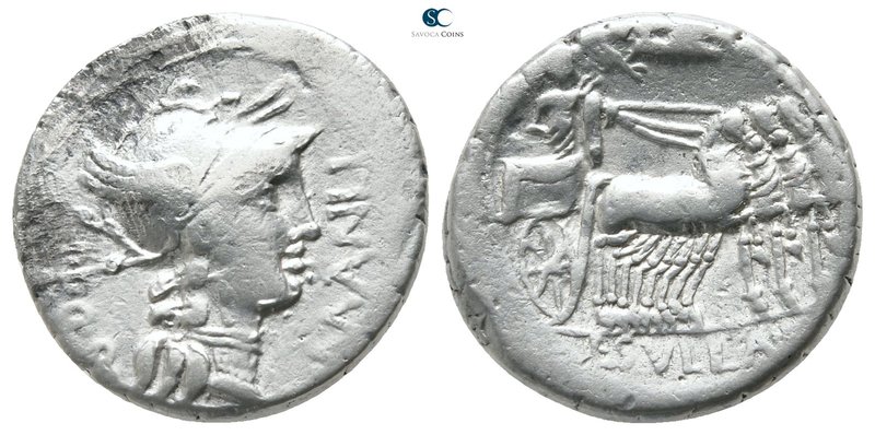 L. Sulla and L. Manlius Torquatus 82 BC. Rome
Denarius AR

18mm., 3,82g.

...
