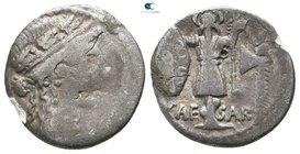 Julius Caesar 49-48 BC. Military mint travelling with Julius Caesar. Denarius AR