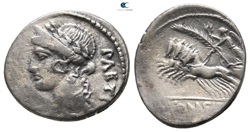 C. Considius Paetus 46 BC. Rome
Denarius AR

20mm., 4,11g.



very fine