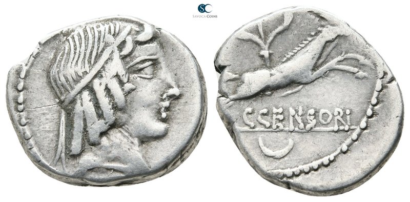 C. Censorinus AD 88. Rome
Denarius AR

17mm., 3,75g.



very fine