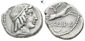 C. Censorinus AD 88. Rome. Denarius AR