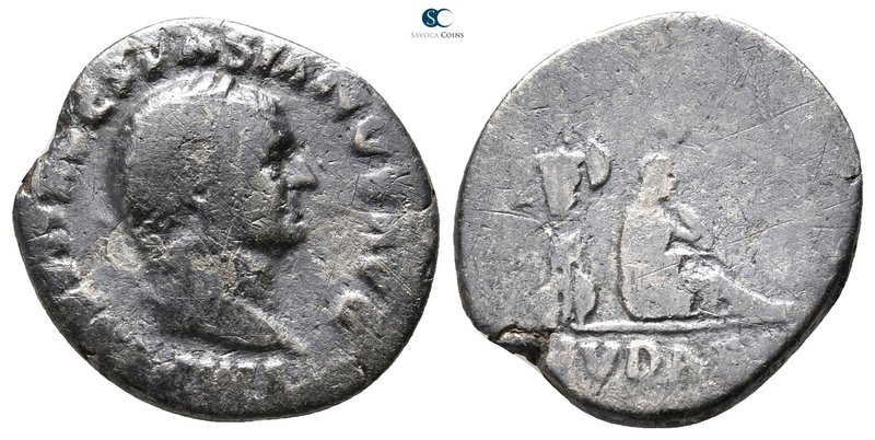 Vespasian AD 69-79. Rome
Denarius AR

18mm., 2,71g.



nearly very fine