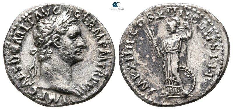 Domitian AD 81-96. Rome
Denarius AR

19mm., 3,05g.



very fine