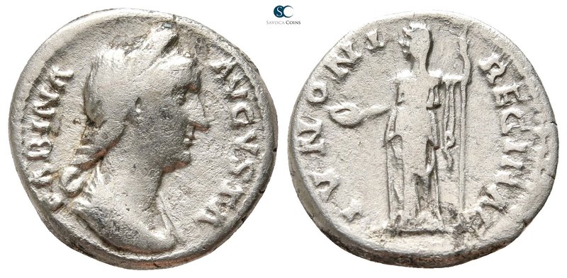 Sabina Augusta AD 128-137. Rome
Denarius AR

17mm., 3,25g.



nearly very...