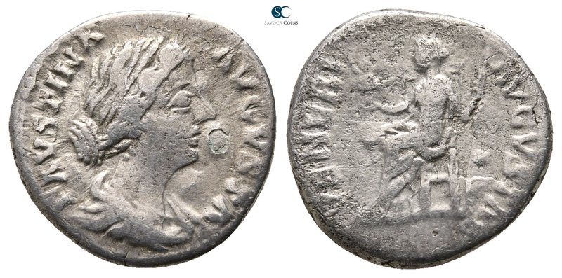 Faustina II AD 147-175. Rome
Denarius AR

17mm., 2,90g.



nearly very fi...