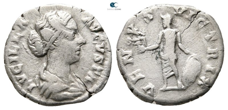 Lucilla AD 164-169. Rome
Denarius AR

17mm., 2,48g.



very fine