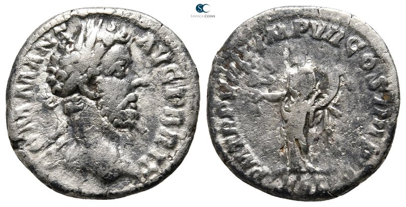 Commodus AD 180-192. Rome
Denarius AR

17mm., 3,12g.



very fine