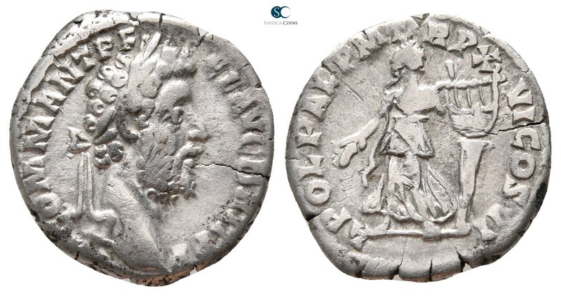 Commodus AD 180-192. Rome
Denarius AR

19mm., 2,55g.



very fine