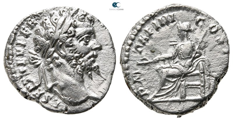 Septimius Severus AD 193-211. Rome
Denarius AR

23mm., 6,70g.



good ver...