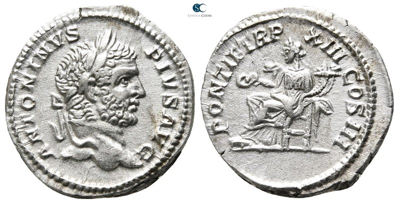 Caracalla AD 198-217. Rome
Denarius AR

20mm., 2,78g.



very fine