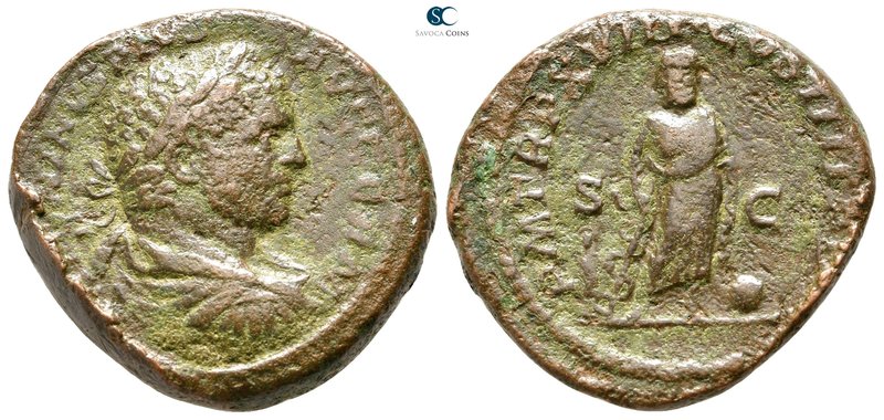 Caracalla AD 198-217. Rome
As Æ

26mm., 10,78g.



nearly very fine