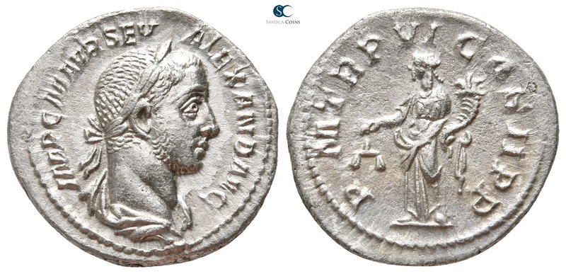 Severus Alexander AD 222-235. Rome
Denarius AR

19mm., 2,80g.



very fin...