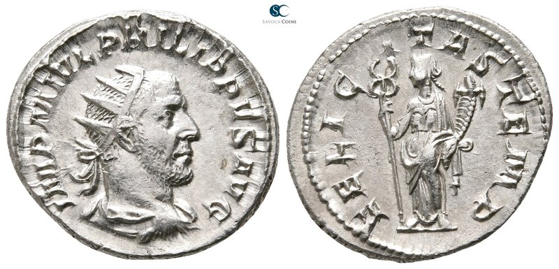 Philip I Arab AD 244-249. Rome
Antoninianus AR

22mm., 4,13g.



very fin...