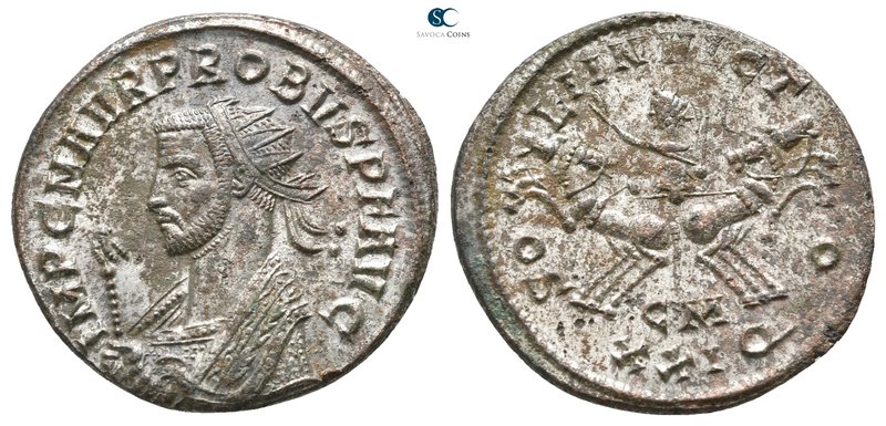 Probus AD 276-282. Cyzicus
Antoninianus Æ silvered

22mm., 3,88g.



very...