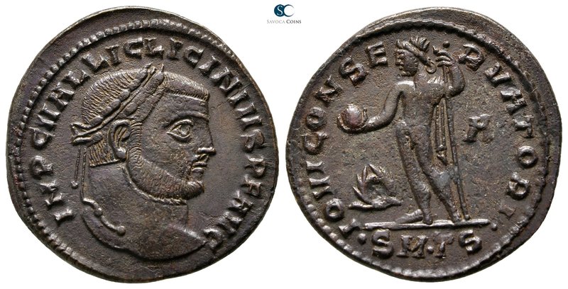 Licinius I AD 308-324. Thessaloniki
Follis Æ

25mm., 4,87g.



good very ...