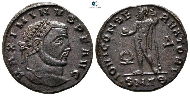 Maximinus II Daia AD 310-313. Thessaloniki
Follis Æ

24mm., 4,84g.



ver...